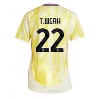 Juventus Timothy Weah #22 Vieraspaita Naiset 2024-25 Lyhythihainen